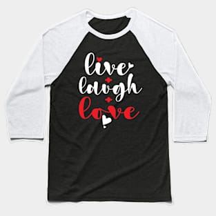 Happy Valentines Day 2024 Funny Love Heart Lovers Baseball T-Shirt